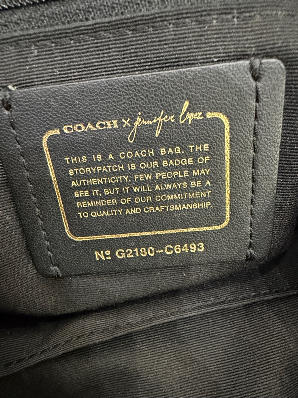 Coach x jlo Black Leather & Brown Shearling Backpack with Turnlock Pocket - Picture 2 of 4